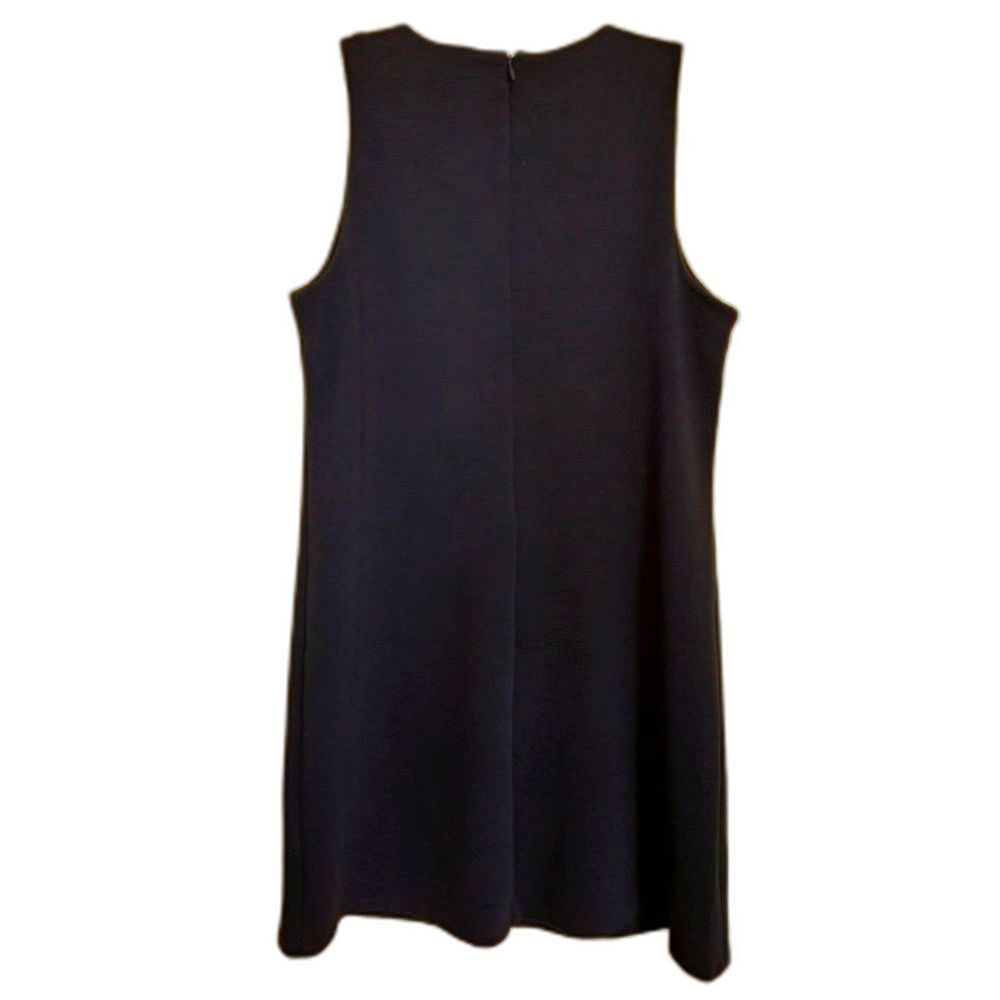 Black Stretchy Ribbed Dress - Old Navy Size Medium - Picture 2 of 9
